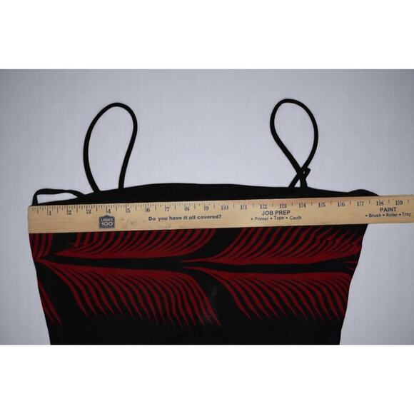 Vintage SaLLY USA Palm Leaf Slip Dress – Size Large – Made in USA - Picture 15 of 16